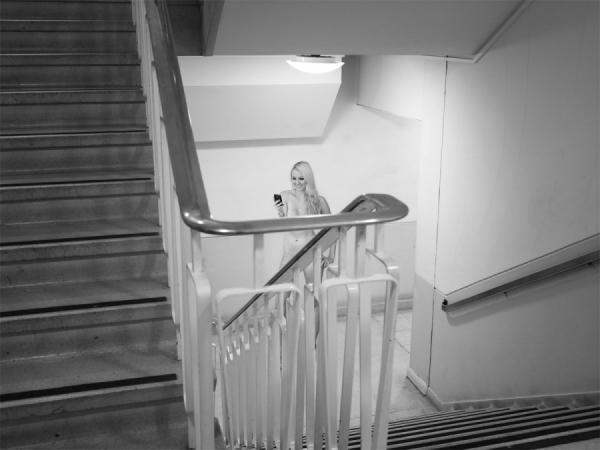 Photograph Chris Frazer Smith Stairwell on One Eyeland